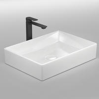 WASCHBECKEN Keramik Weiß 51 / 37 / 11 cm - Weiß, Keramik (37/11/51cm) - EMKE