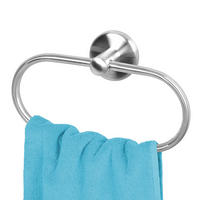 HANDTUCHRING PIAZZA, Edelstahl - Edelstahlfarben, Metall (21.5/12.5/5cm) - bremermann