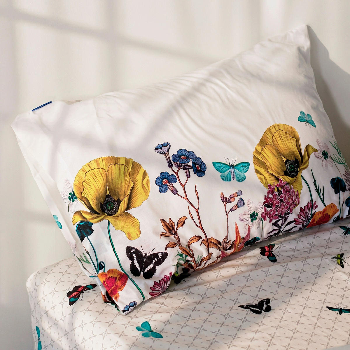 KISSENBEZUG Birds of paradise 80x80 cm - Multicolor, Textil (80/80cm) - Happy Friday