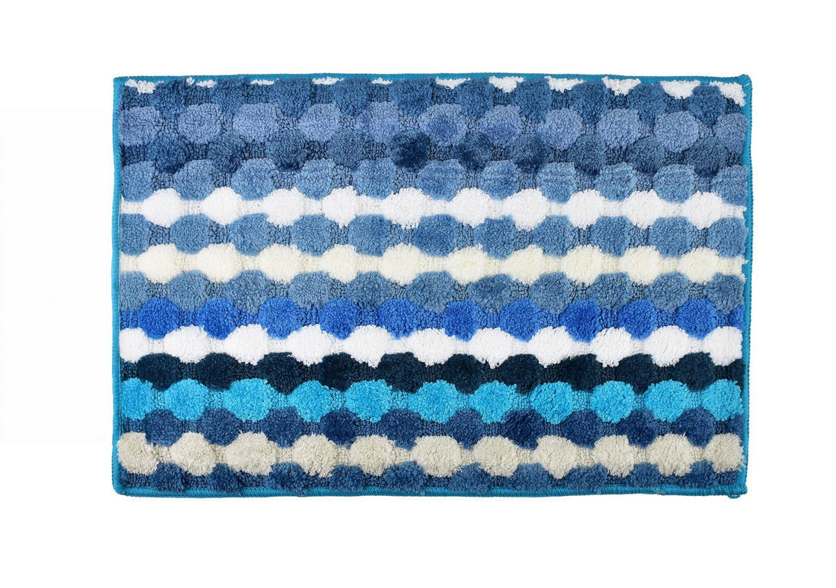 BADTEPPICH Zac Mintgrün 60/40/2 cm Textilien - Mintgrün, Textil (40/60cm) - Mondex