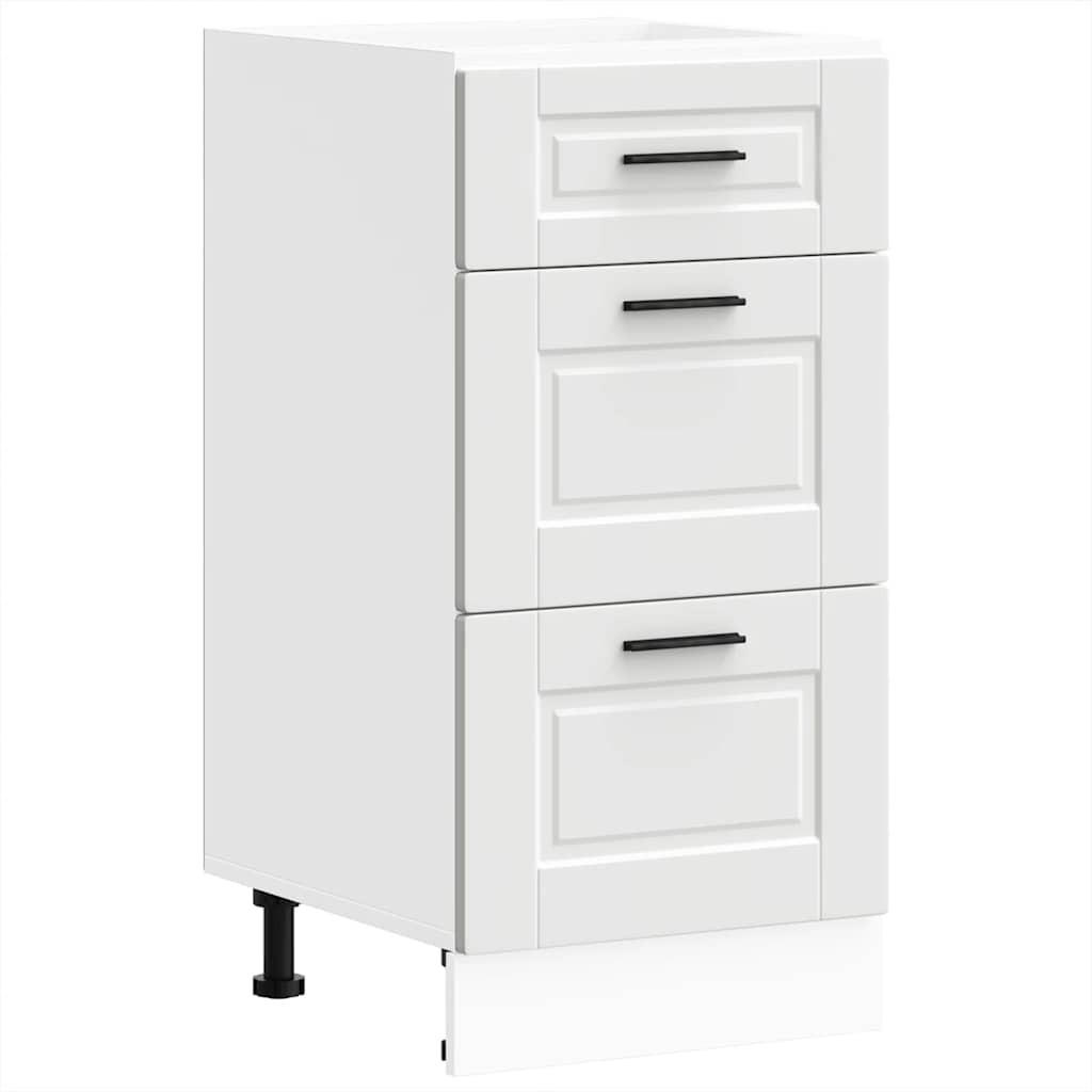 Deluke Küchenunterschrank Weiß 40x81.5x46 cm
