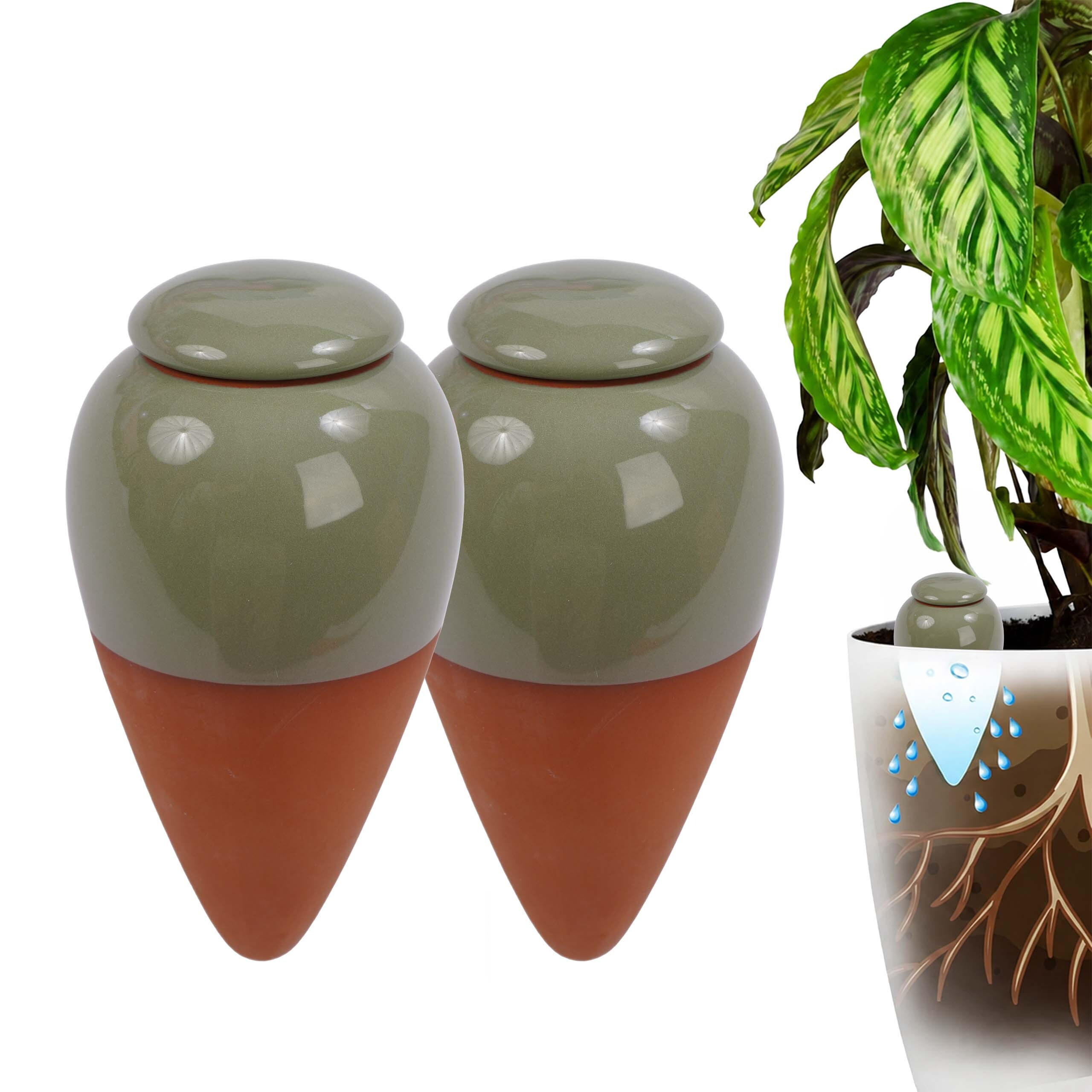 Relaxdays ZAVLAŽOVAČ Šalvějový 2ks-Set 350 ml s víčkem