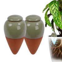 ZAVLAŽOVAČ Šalviový 2 ks-Set 350 ml s viečkom - viacfarebná, keramika (8/16/8cm) - Relaxdays