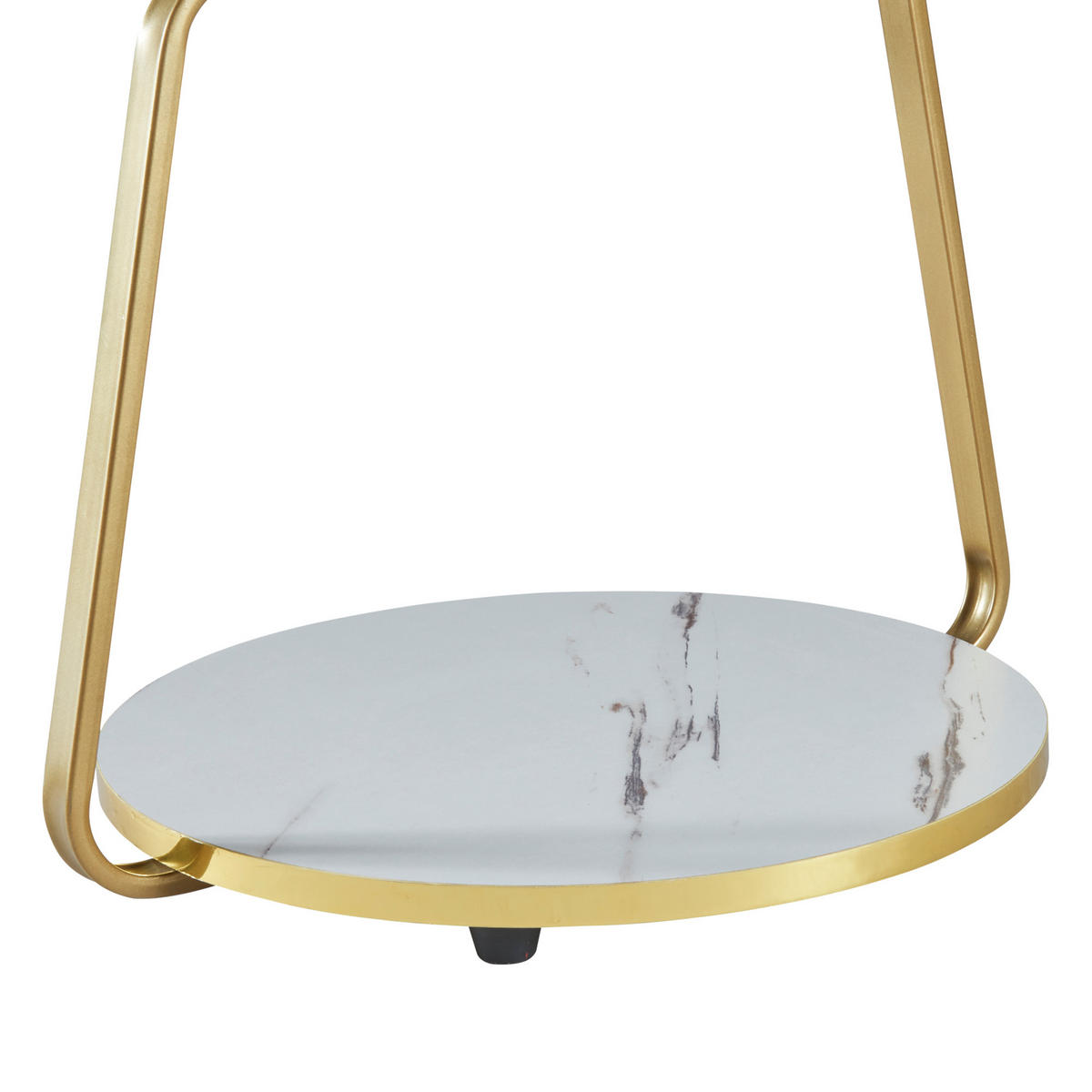 BEISTELLTISCH Sipoo - Weiß, Holzwerkstoff (37/46/74cm) - [en.casa]