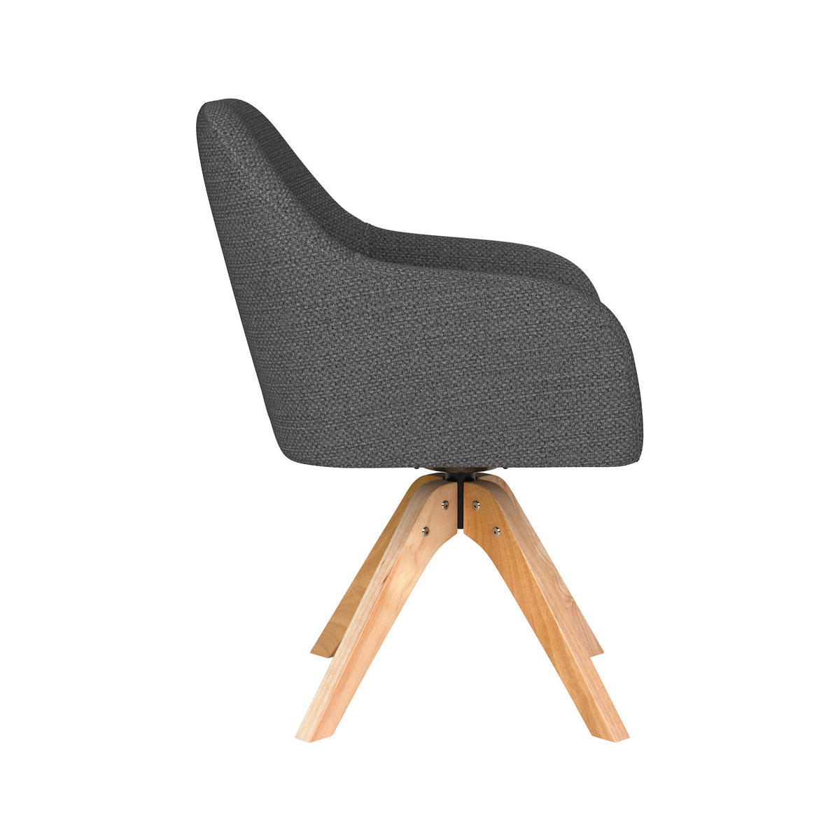 ESSZIMMERSTUHL Otis - Grau - 62/59/84 cm - Grau, Textil (59/84/62cm)