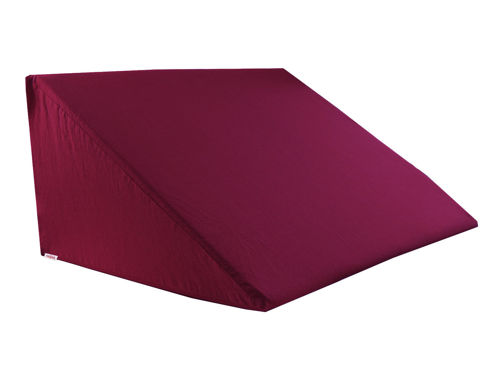 KEILKISSENBEZUG BasicSoft rhododendron-rot 100% Baumwoll-Jersey 62/49/30 cm - Weinrot, Textil (49/62cm) - beties Heimtextil