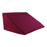 KEILKISSENBEZUG BasicSoft rhododendron-rot 100% Baumwoll-Jersey 62/49/30 cm - Weinrot, Textil (49/62cm) - beties Heimtextil
