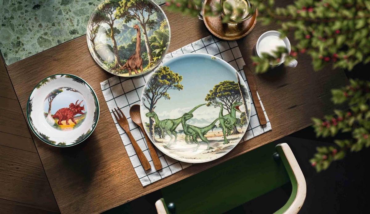 KINDERGESCHIRR SET Compact Blaulicht bunt 5er Set - Multicolor, Keramik (1/1/1cm) - Seltmann Weiden