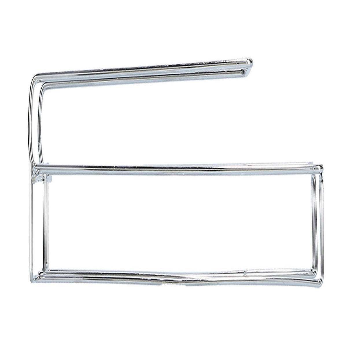 GLÄSERHALTER Regal - Transparent, Metall (28/7.5/18.5cm)