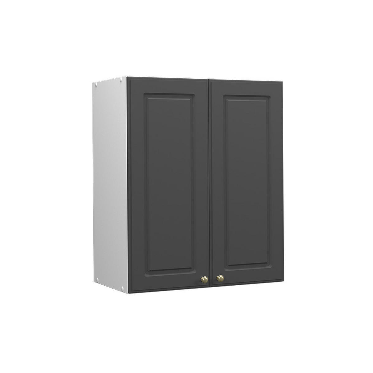 HÄNGESCHRANK Fame-Line Anthrazit-Gold 60 cm - Anthrazit/Weiß, Holzwerkstoff (60/72/34.1cm) - Vicco