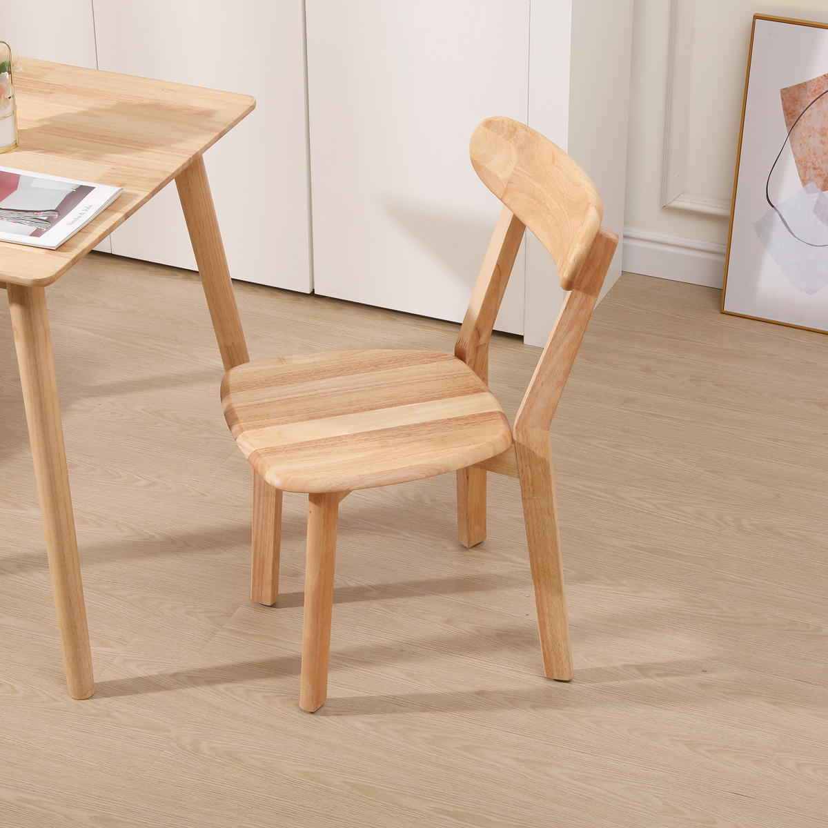 STUHL 2er-Set Holz Braun - Braun, Holz (41/79/56cm) - Nordlys