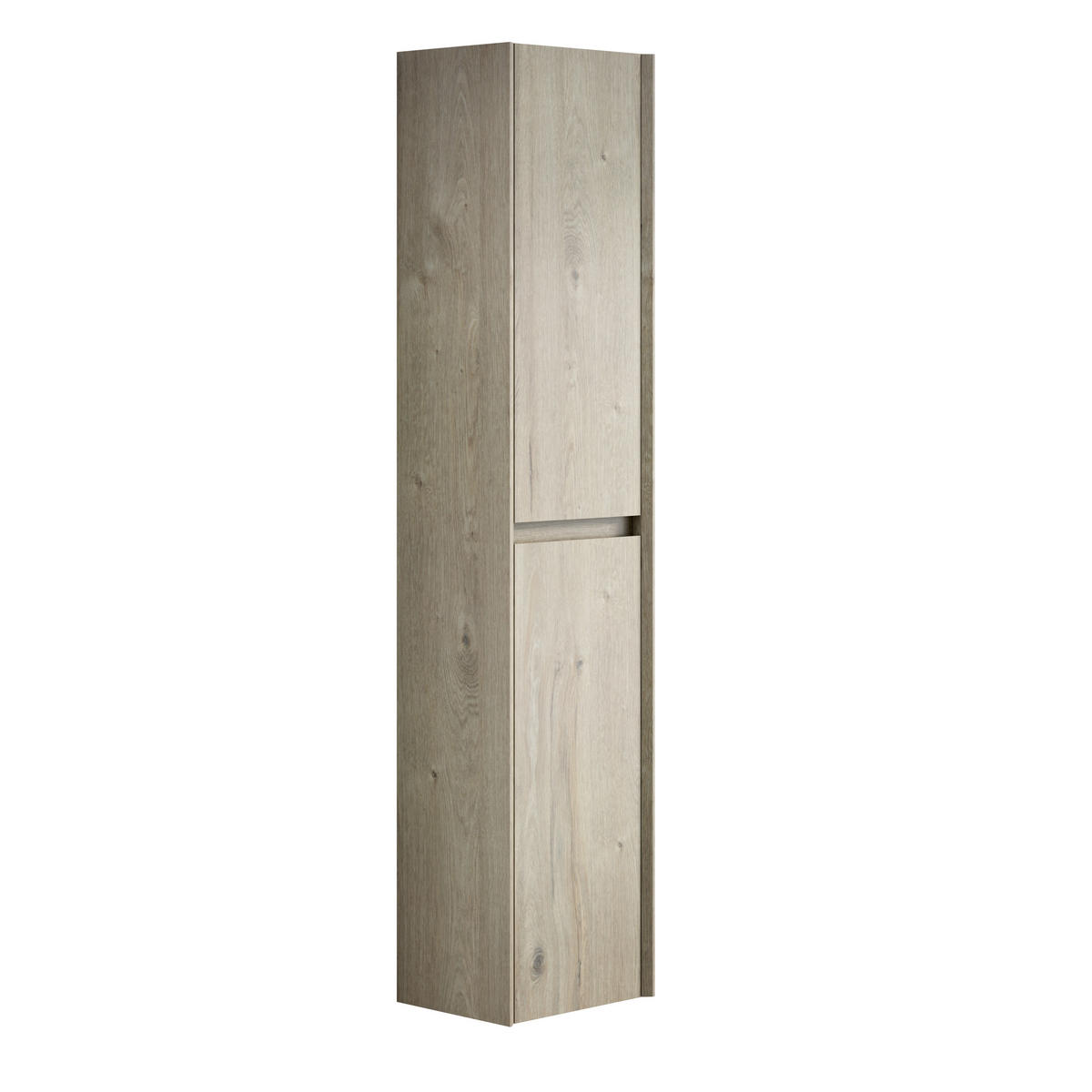 MIDISCHRANK 140x24x30cm Creme, aus Sperrholz mit verstecktem Griff - Creme, Holzwerkstoff (140/30/24cm) - Modfu