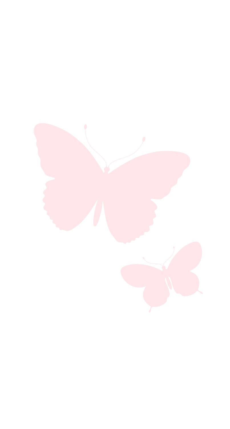 FOTOTAPETE Schmetterlinge 150 x 279 cm - Pink, Papier (150/279cm) - Origin Wallcoverings