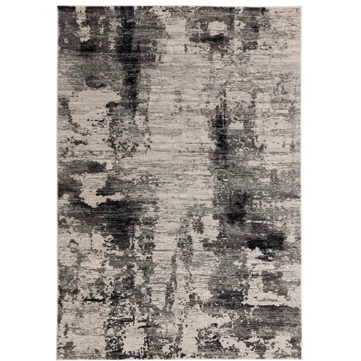 TEPPICH Moderner, flachgewebter für Wohn- und Schlafzimmer REGGIE Grau 120 x 170 cm - Grau, Textil (120/170cm) - Novatrend