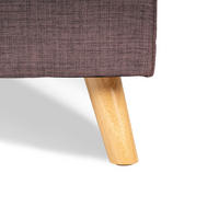 SOFAFUSS DEDO - Menge: 1 - Schwarz, Metall (15/13/5.5cm) - Home Deluxe