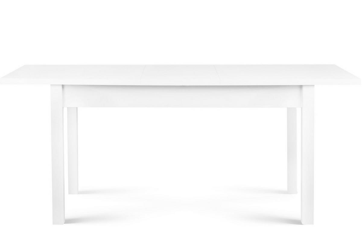 ESSTISCH CENARE Klappbarer, Buchenholz/Laminat, weiß - Weiß, Holz (80/140/78cm) - KONSIMO®