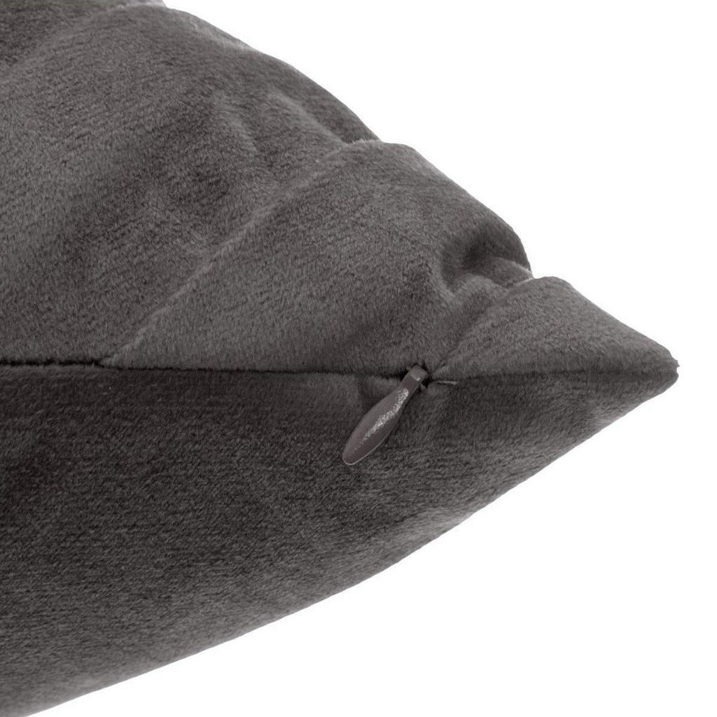 Thumbnail - Atmosphera Createur d´interieur Zierkissen, Grau, Textil, Quadratisch, 40x40 cm, Wohntextilien, Kissen, Dekokissen