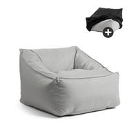 SITZSACK Der Sunnyboy - Grau, Textil (80/60/83cm) - Mokebo