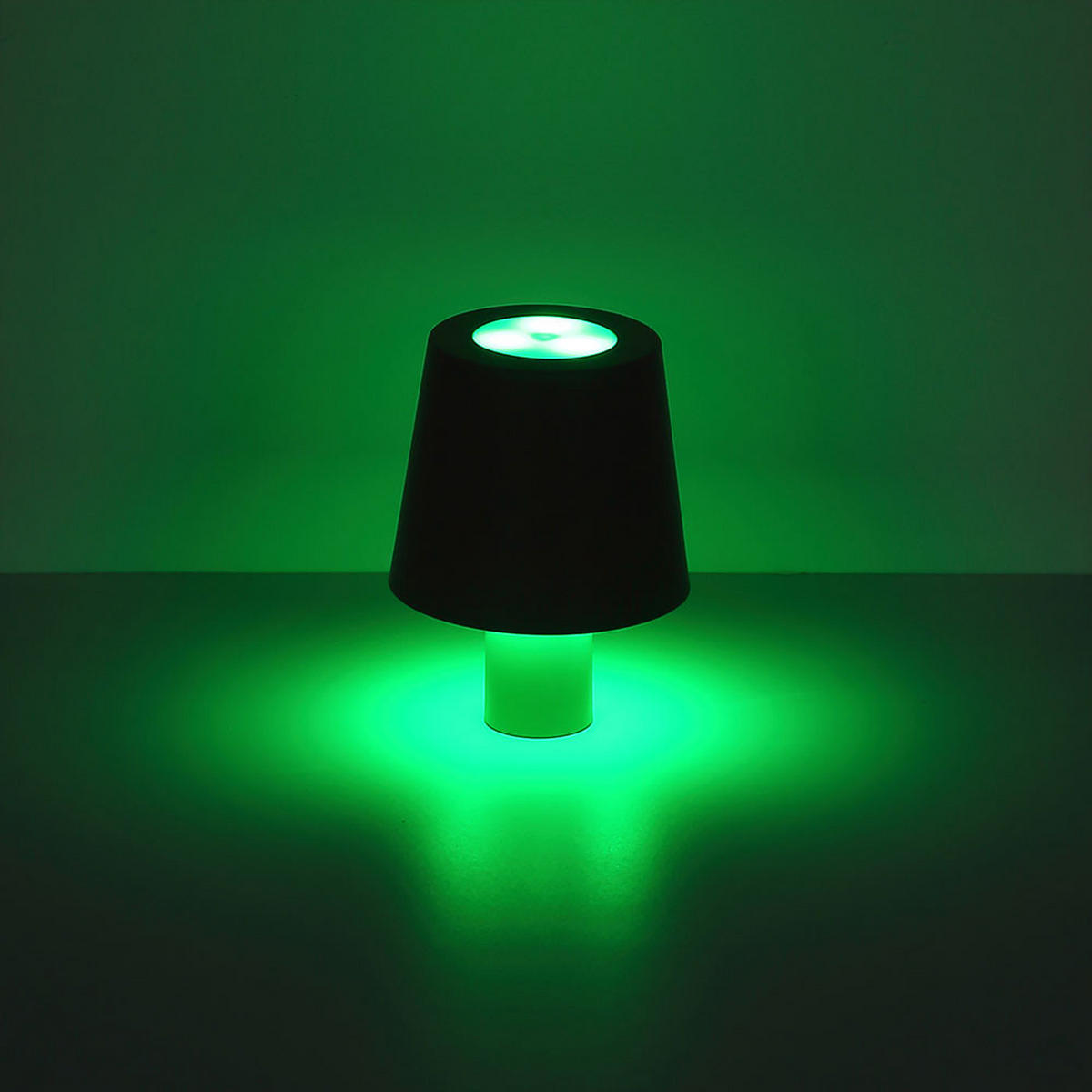 LED TISCHLEUCHTE Flaschenlampe Gold - Goldfarben, Kunststoff (10.5/10.5/14cm) - Globo Lighting