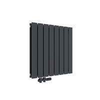 HEIZKÖRPER Flachheizkörper Anthrazit 63/62/6,3 cm - Anthrazit, Metall (62/63/6.3cm) - EMKE