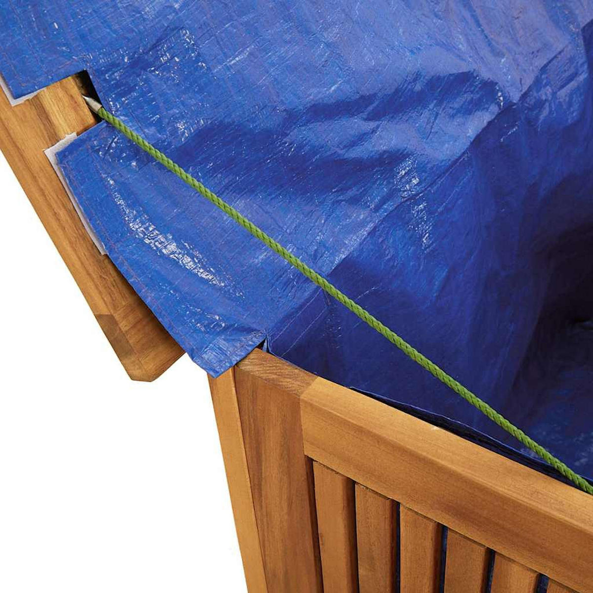 GARTENBOX 75/75/58 Cm Massivholz Akazie - Braun, Holz (75/58/75cm) - vidaXL