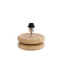 LAMPENFUSS Eboli Braun Ø20/9 cm - Braun, Holz (20/20/9cm) - Light & Living