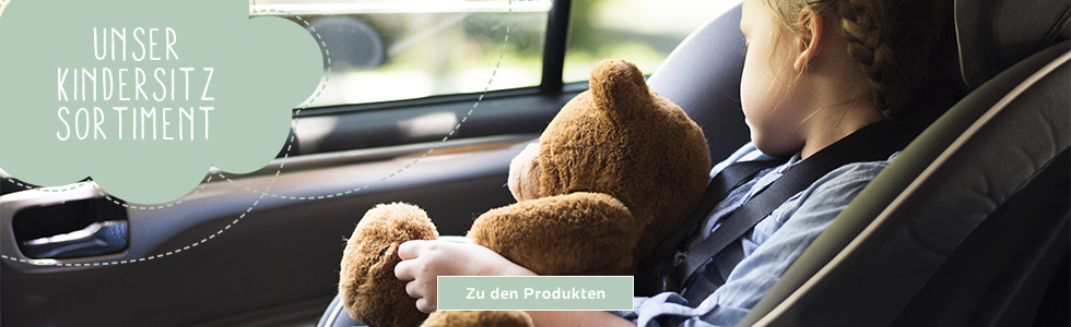 Unser Kindersitzsortiment