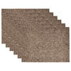 TISCHSET (6er Set) Felto - Taupe, Textil (45/33cm) - Butlers