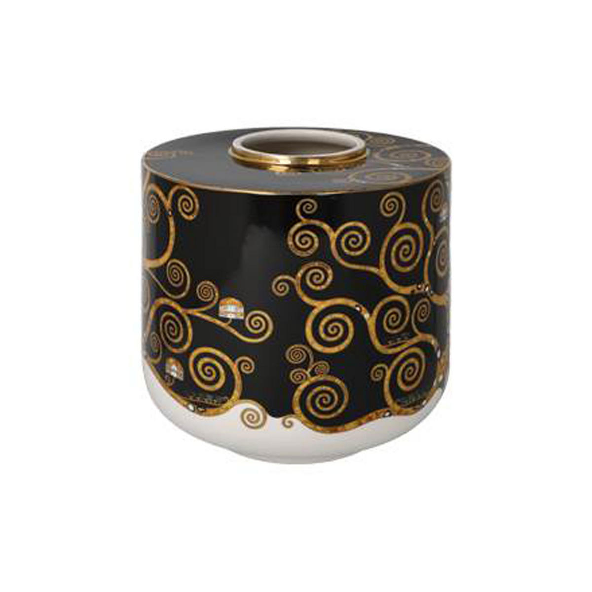VASE Gustav Klimt - Der Lebensbaum, Bunt, H 16 cm - Multicolor, Keramik (16cm) - Goebel