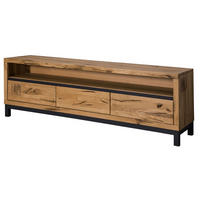 TV-BOARD Wildeiche 170x40x56 natur geölt VILLANDERS #114 - Naturfarben, Holz (170/56/40cm) - Massivmoebel24