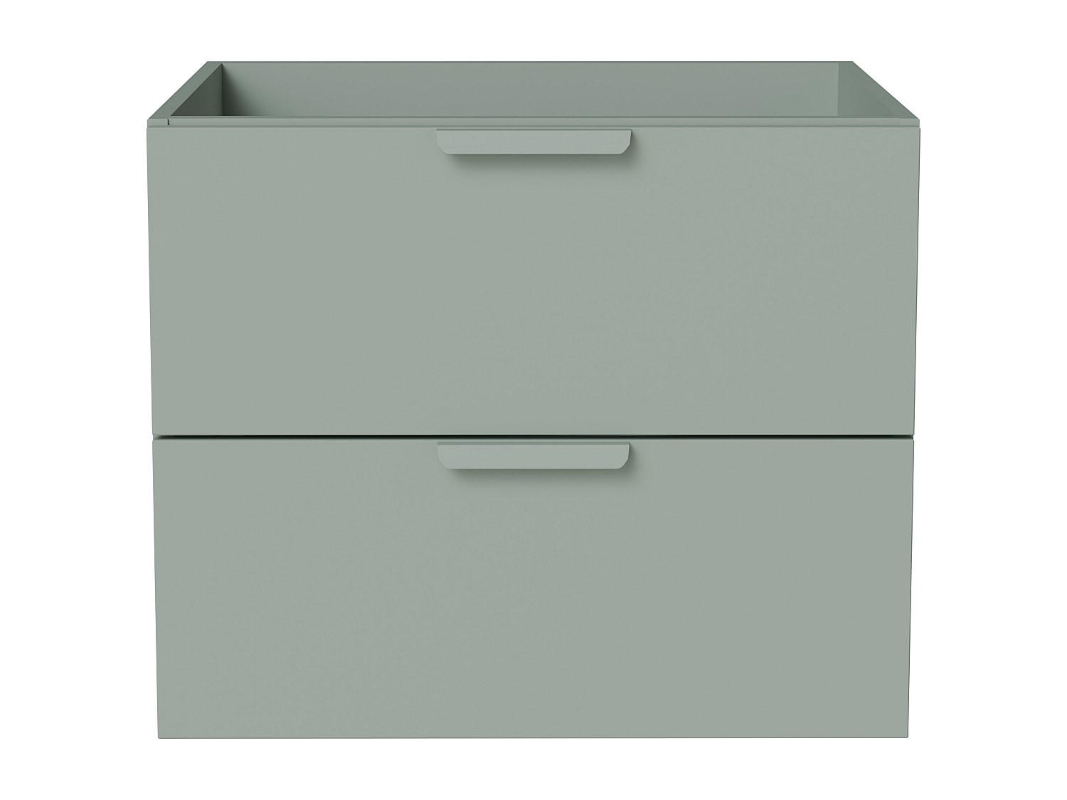 WASCHBECKENUNTERSCHRANK - 60 cm x 46 cm - holz - mandelgrün Avoreli - Grün, Holz (60/50/46cm) - Vente-Unique