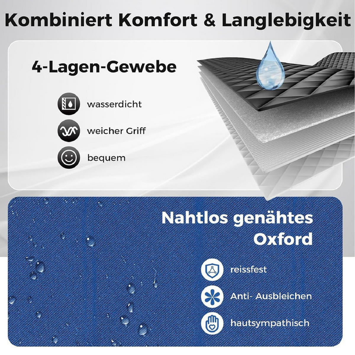 DAMPFSAUNA Tragbare schwarz - Schwarz, Textil (91/183/91cm) - COSTWAY
