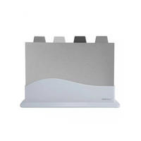 SCHNEIDEBRETT Grau 30/22.5/5 cm KH1743 - Grau, Kunststoff (22.5/30cm) - Kinghoff 