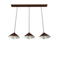 HÄNGELEUCHTE - Dunkelbraun, Metall (25/100/120cm) - Lumicom