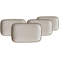 PLATTEN Casa Beige 24 x 15,5 cm 4er Set - Beige, Keramik (15.5/3/24cm) - Ritzenhoff Breker