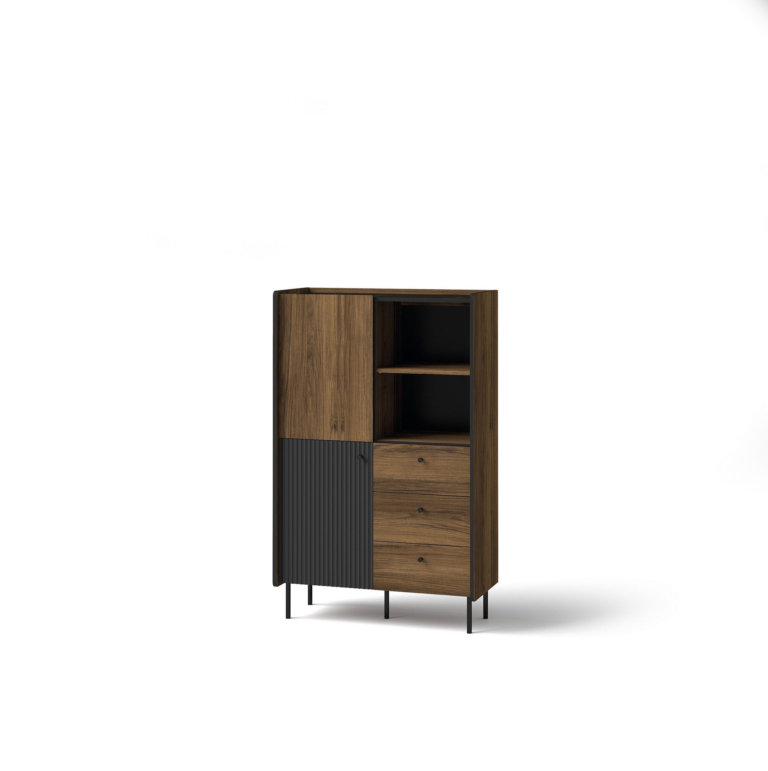 Masseno Bücherregal Braun 88.2x140.1x40 cm