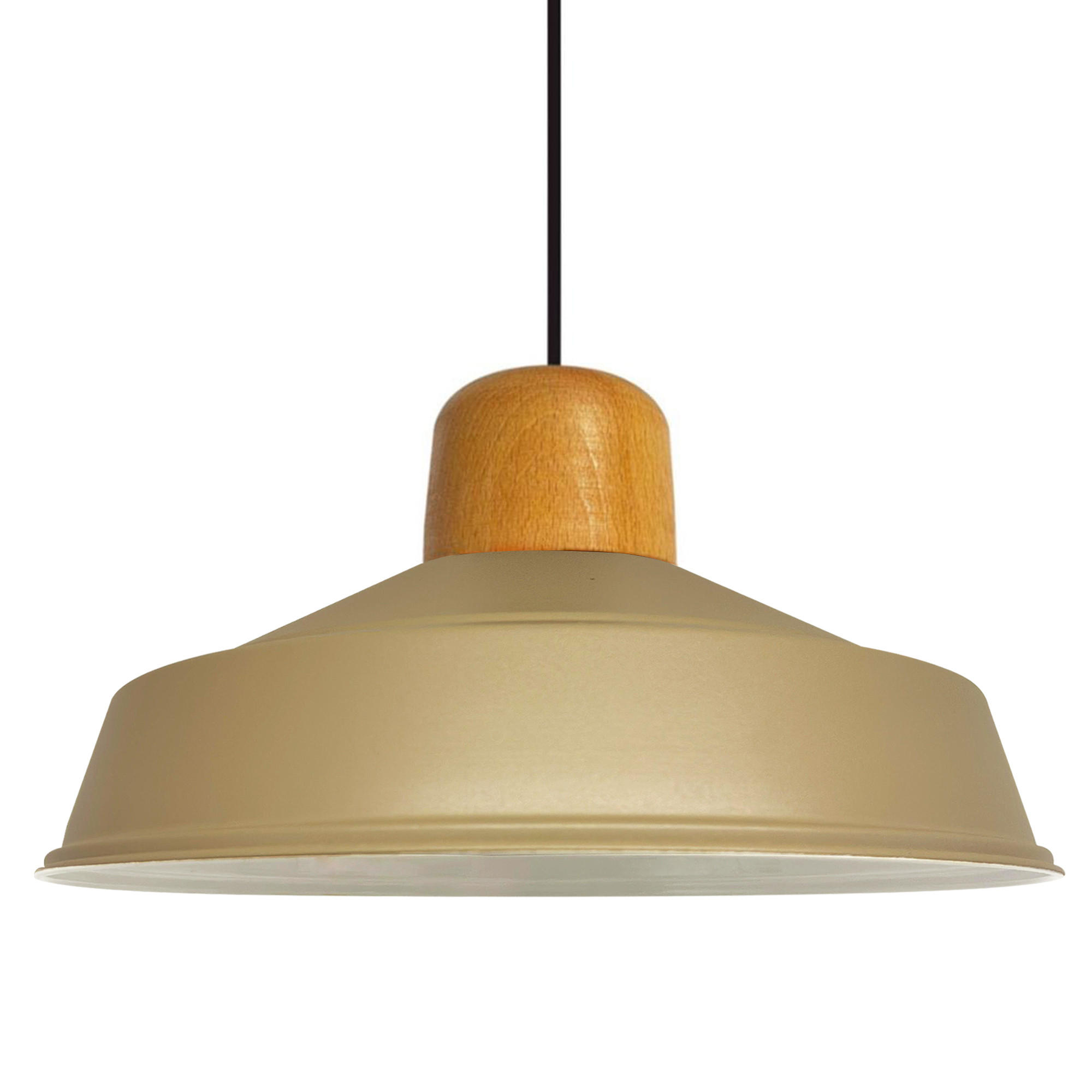 Bamyum Pendelleuchte Beige 40x20x30 cm