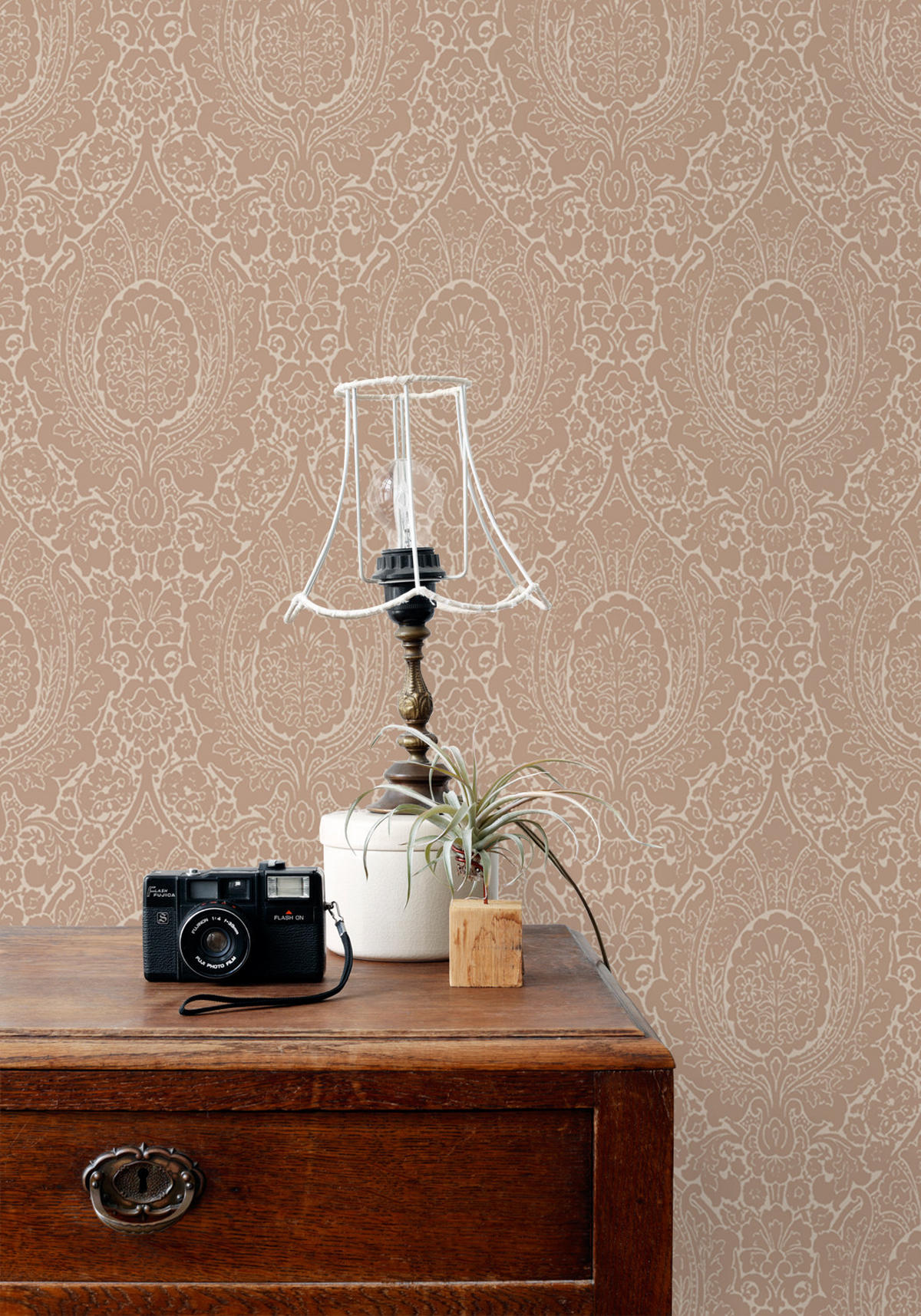 TAPETE Ornamente 50 x 900 cm - Pink, Papier (50/900cm) - ESTAhome