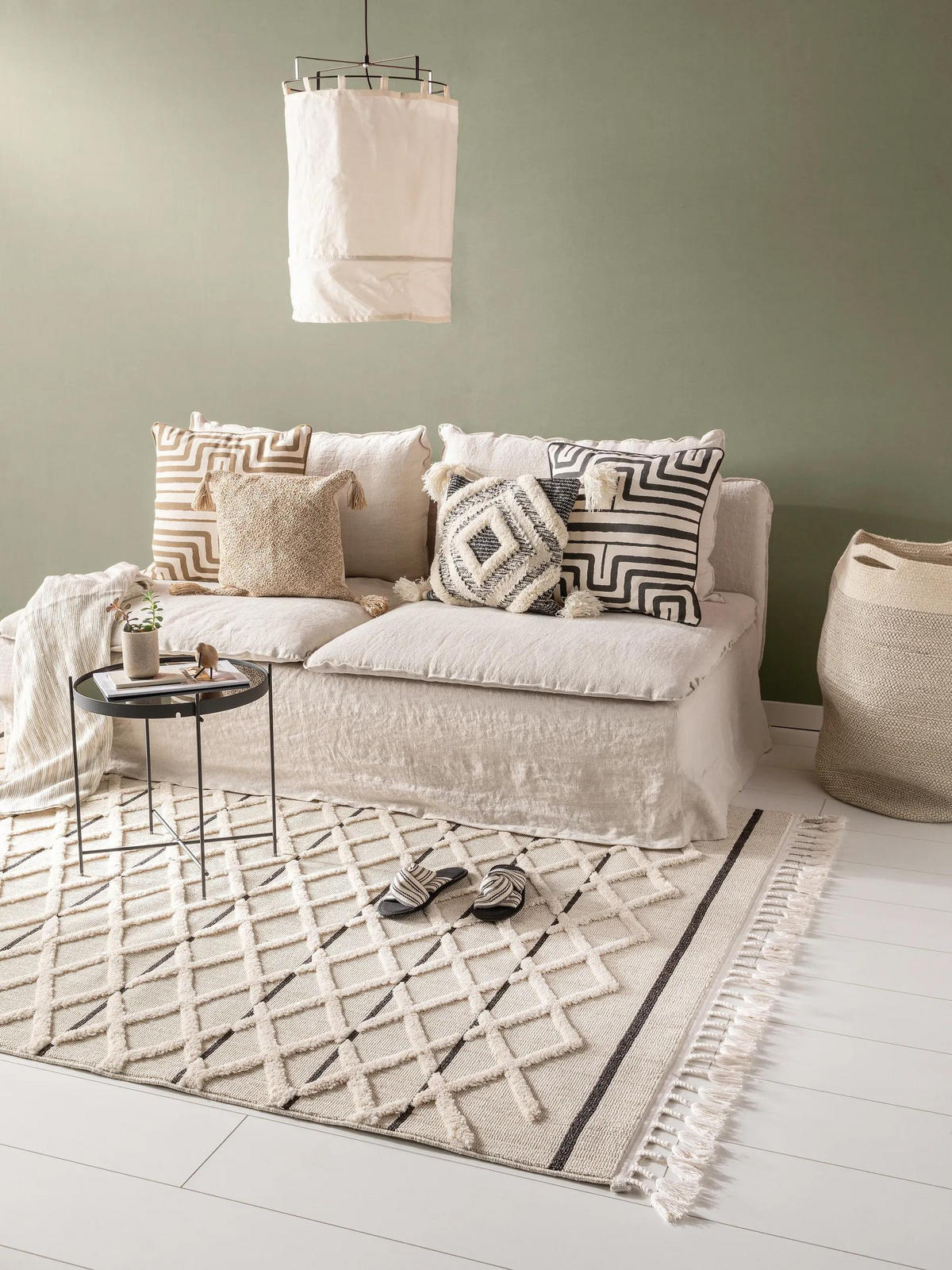 TEPPICH Oyo Cream 160x230 cm - Creme, Textil (160/230cm) - benuta Pop