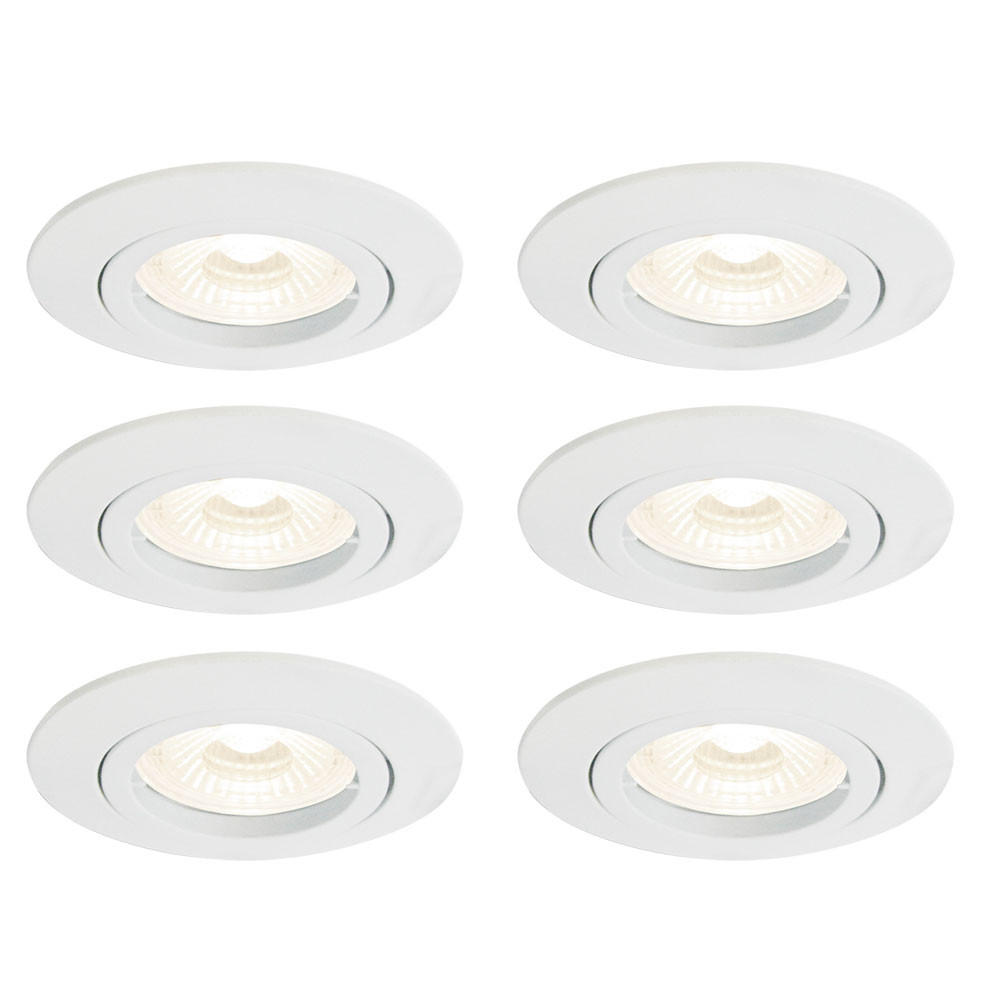 LED EINBAUSTRAHLER KANT Metall Weiß - Weiß, Metall (8.2/8.2/9.5cm)
