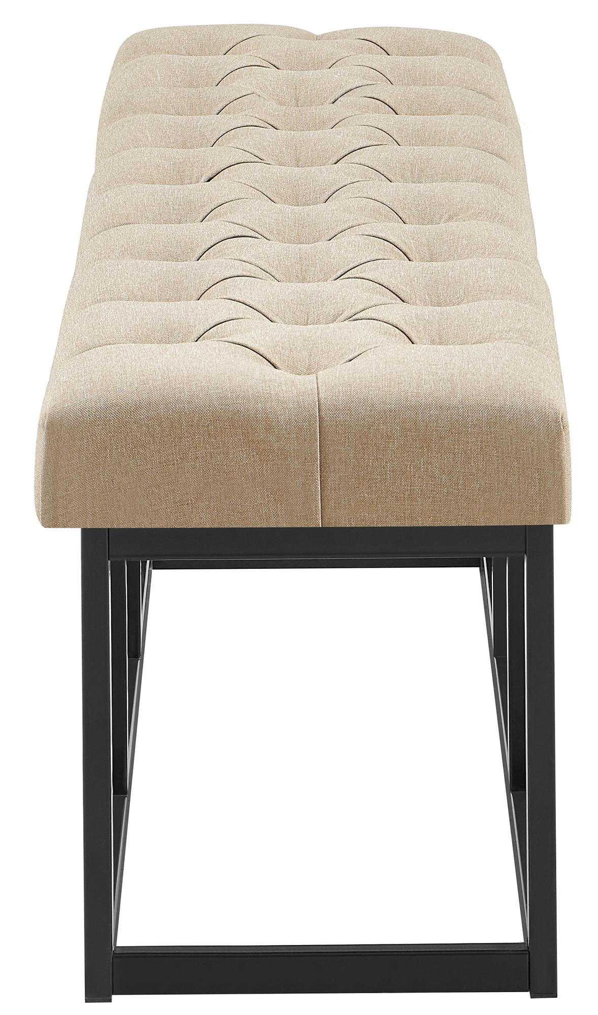 Thumbnail - Deluke Sitzbank, Taupe, Textil, 150x46x38 cm, Esszimmer, Bänke, Sitzbänke