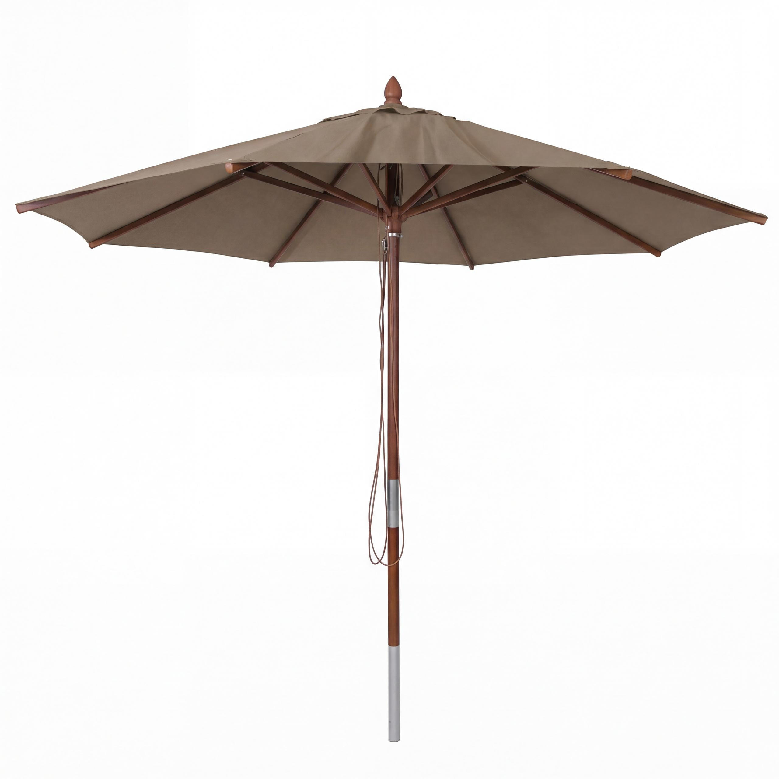 SONNENSCHIRM C57B taupe - Taupe, Holz (300/300cm) - MCW