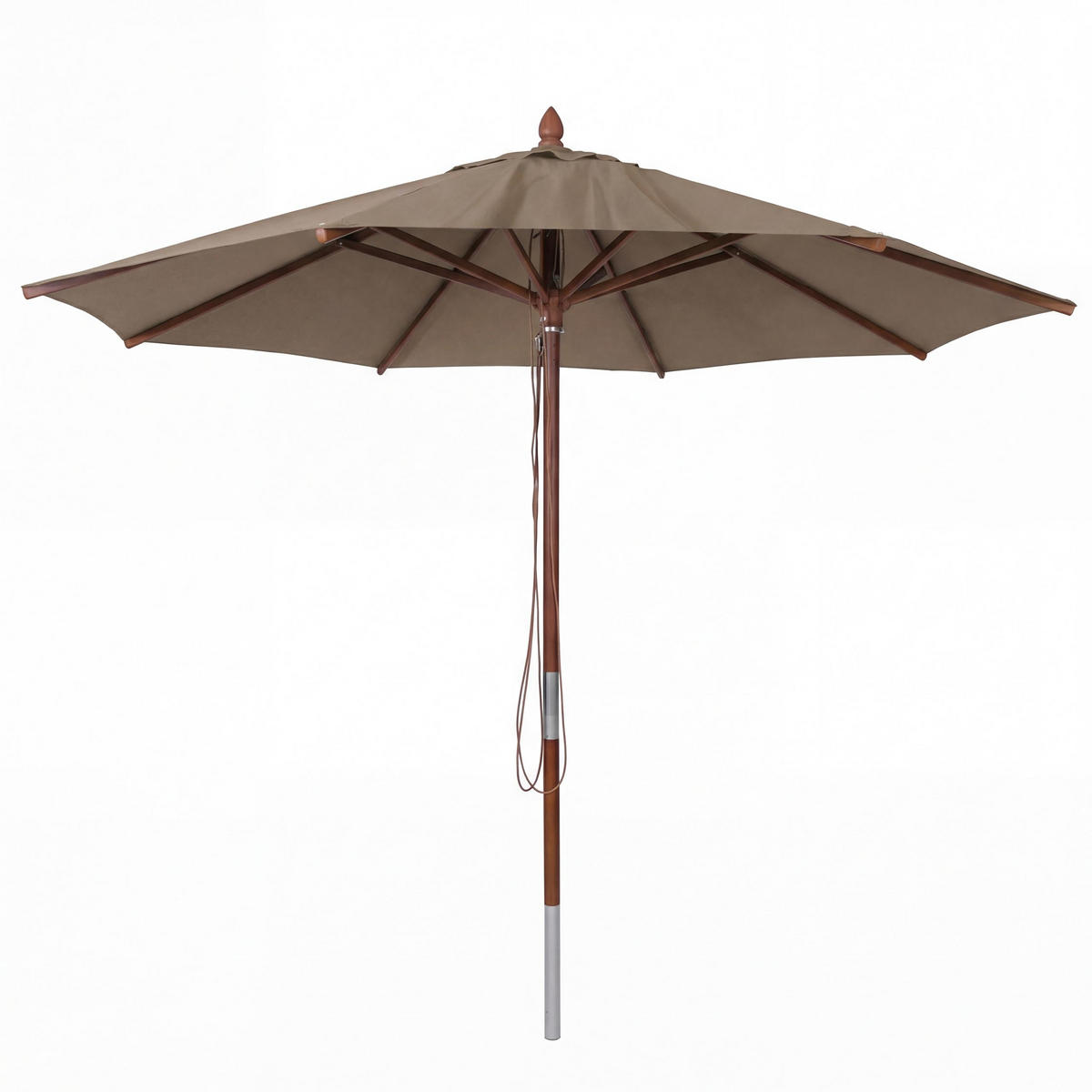 SONNENSCHIRM C57B taupe - Taupe, Holz (300/300cm) - MCW