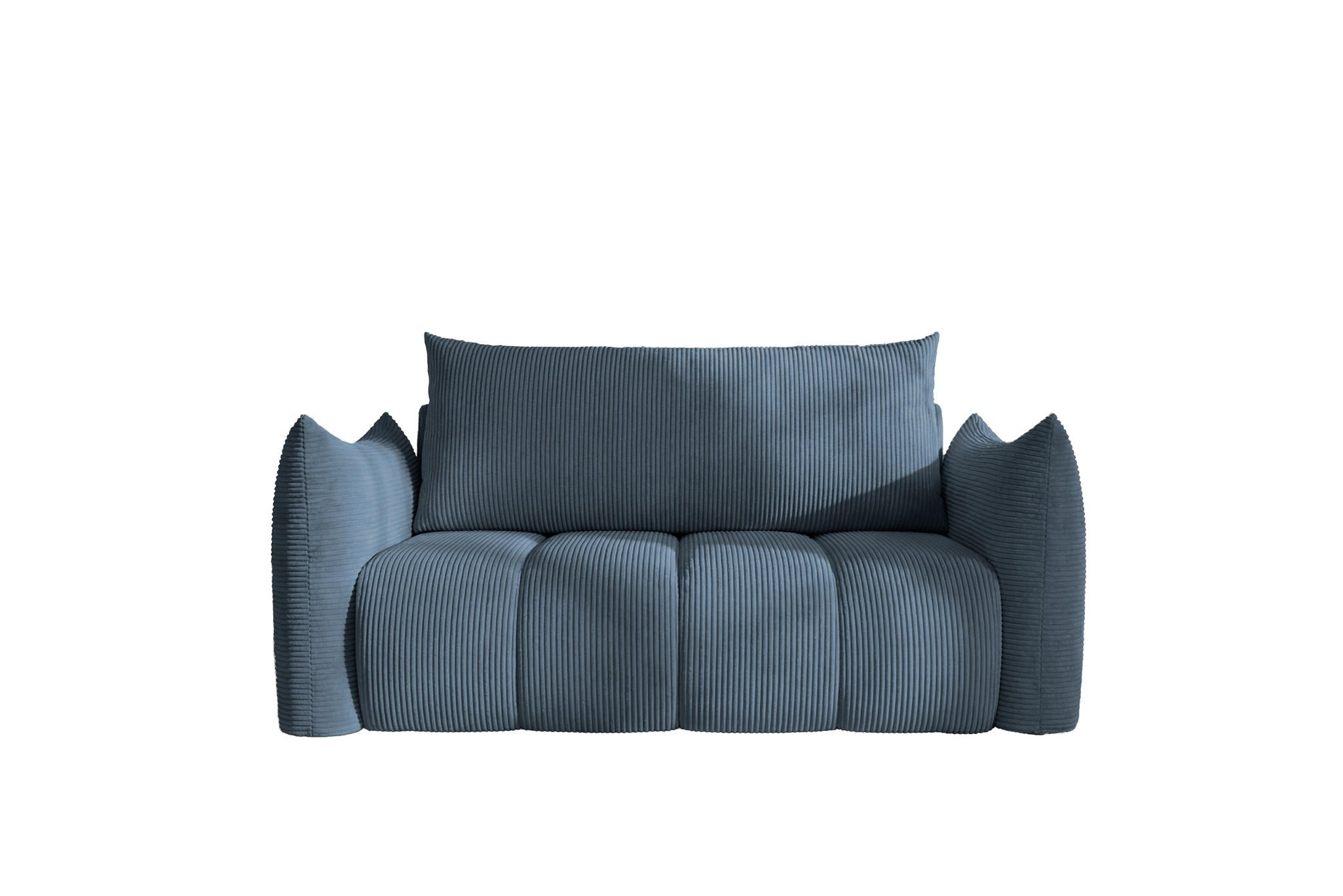 SOFA 2er-sitzer Ontario Mit Liegefunktion - Blau, Holzwerkstoff/Textil (162/86/101cm) - Fun Möbel