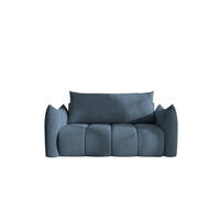 SOFA 2er-sitzer Ontario Mit Liegefunktion - Blau, Holzwerkstoff/Textil (162/86/101cm) - Fun Möbel