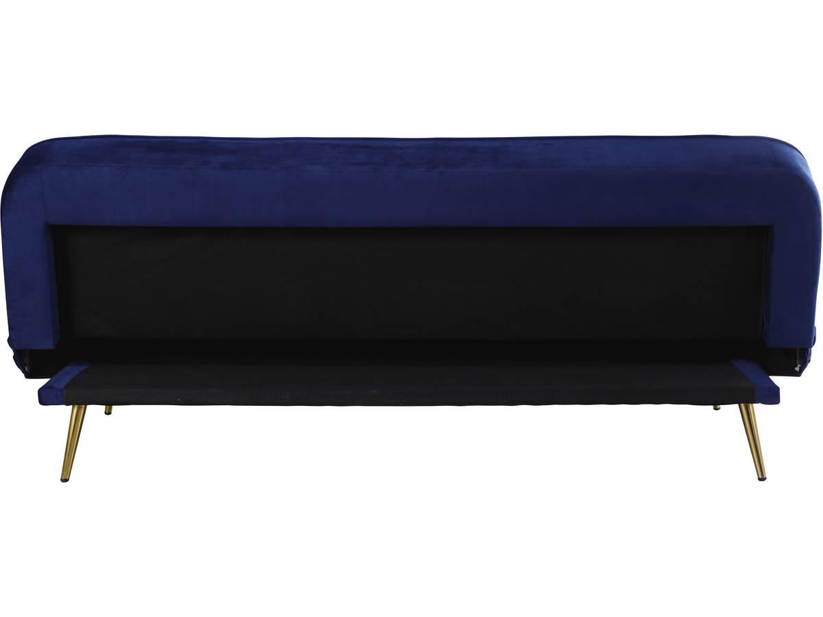 SCHLAFSOFA James Dunkelblau - Dunkelblau, Textil/Metall (180/75/83cm) - Habitat Garten