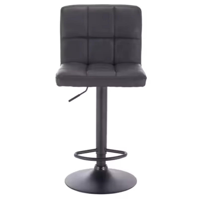BARHOCKER 1er-Set Anthrazit mit Rückenlehne und Armlehnen höhenverstellbar - Anthrazit, Metall (38/114/44cm) - PANGIVO