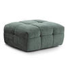HOCKER, Grün - Grün, Textil (72/45/91cm) - Oviala