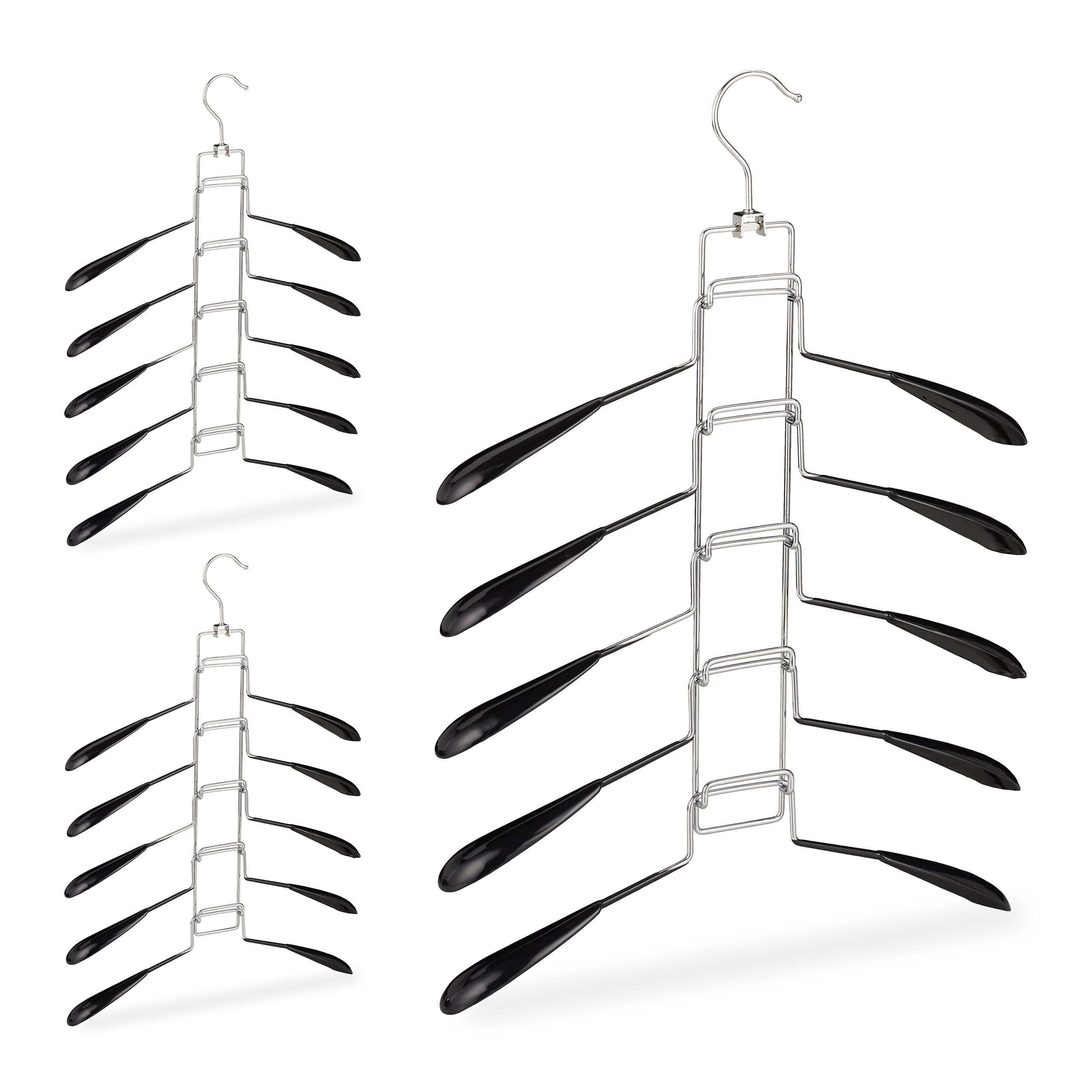 UMERASE Negru set-3 5-niveluri antiderapante