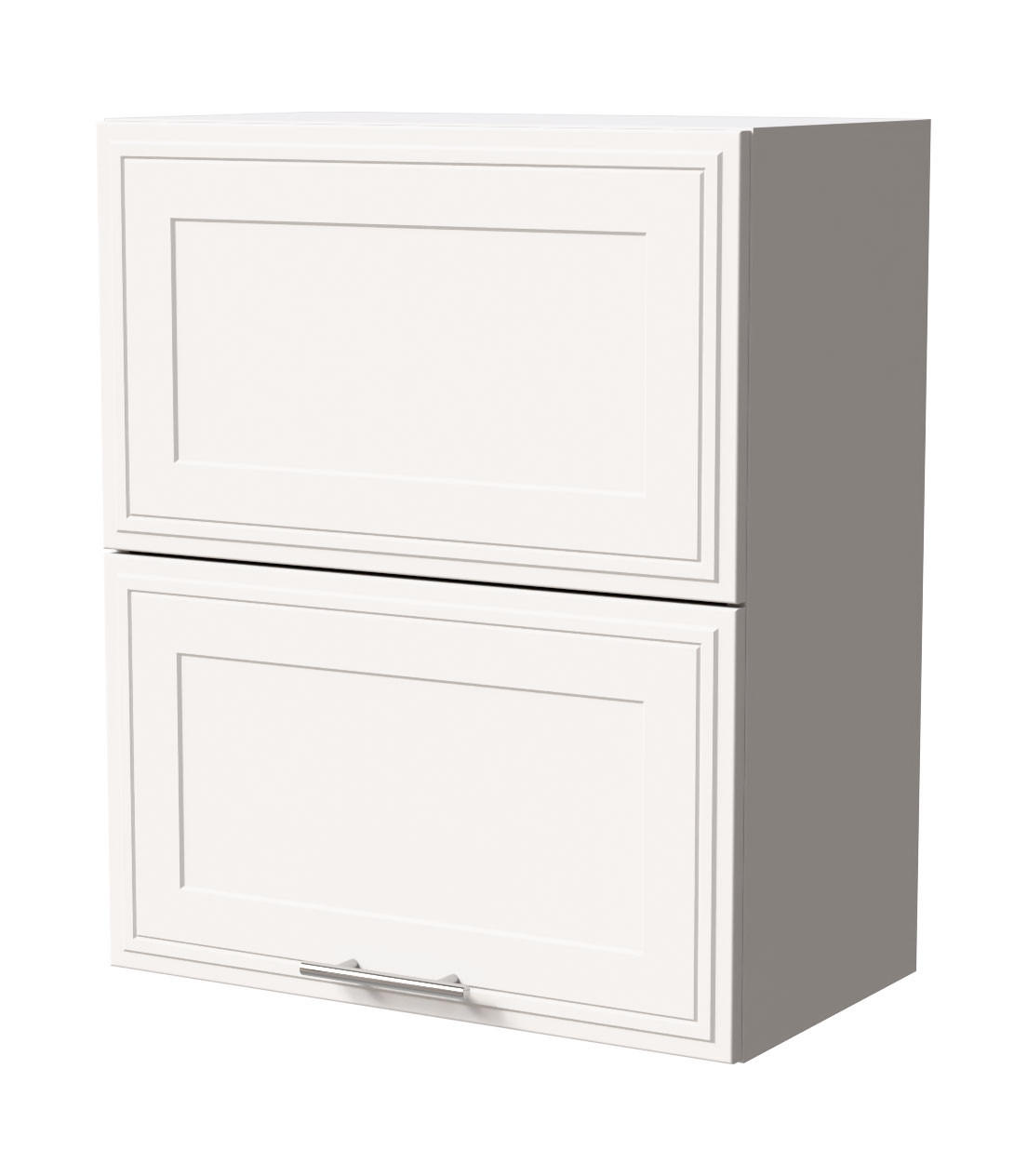 KLAPPHÄNGESCHRANK Salo W8B/60-AV Weiß / Weiß Matt 60 / 32,5 / 72cm - Weiß, Holz/Holzwerkstoff (60/72/32.5cm) - Feldmann-Wohnen